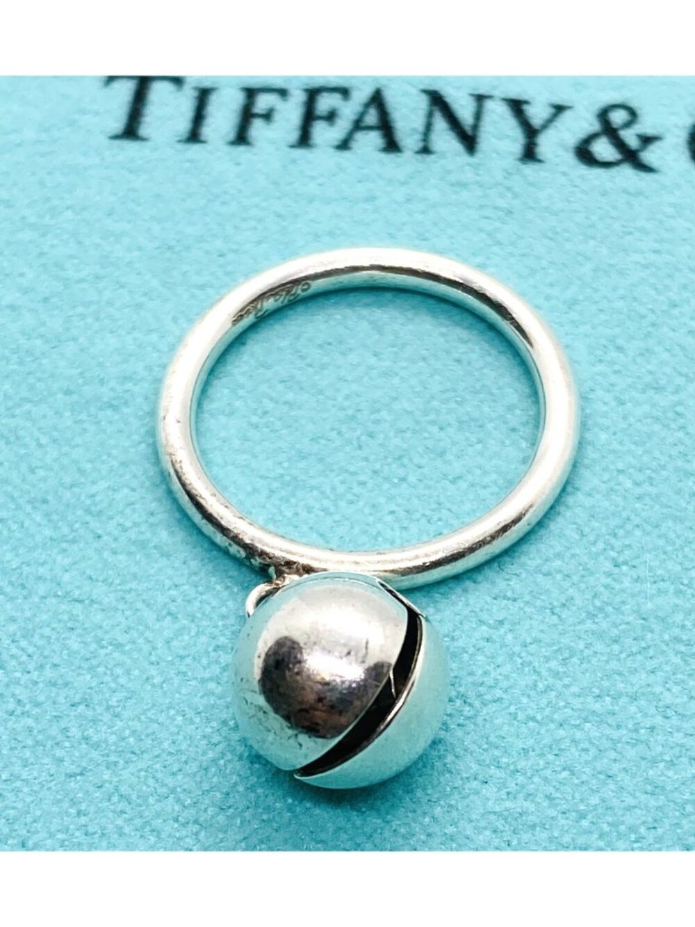 Tiffany & Co Paloma Picasso Sterling Silver 925 Campanitas Bell Ring 5.25